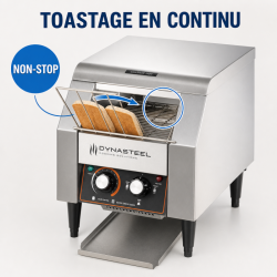 Toaster med transportband Pro 1300 W Rostfritt stål — Dynasteel