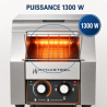 Toasteri kuljetinhihnalla Pro 1300 W Inox — Dynasteel
