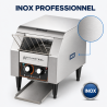 Toaster med transportband Pro 1300 W Rostfritt stål — Dynasteel