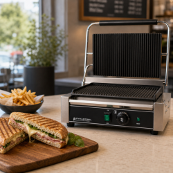 Grill Panini Pro 2200 W Räfflad 340x220 mm Rostfritt Stål