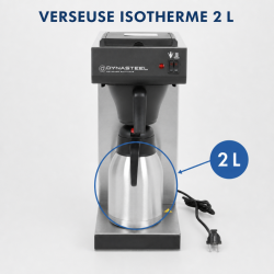 Professional Coffee Maker 2 L Stainless Steel AISI 304 — CHR Filter