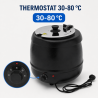 Elektrisk Soppskål Pro 9 L 400 W — Termostat 30-80 °C