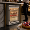 Mini Glass Door Refrigerated Cabinet 170 L 0/+8 °C - Dynasteel