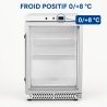 Mini Kylskåp med Glasdörr 170 L 0/+8 °C - Dynasteel