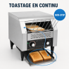 Toaster Convoyeur Professionnel 2200 W Inox — Dynasteel