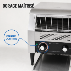 Toaster Convoyeur Professionnel 2200 W Inox — Dynasteel
