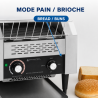Toaster Convoyeur Professionnel 2200 W Inox — Dynasteel