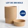 Kraft-salaattikulho 500 ml Ø 150 mm — 300 kpl erä