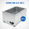 Bain-Marie Professionell GN 1/1 20 L 1200 W Rostfritt Stål