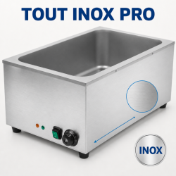 Bain-Marie Professionell GN 1/1 20 L 1200 W Rostfritt Stål
