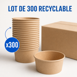 Kraft Salad Bowl 750 ml Ø150 mm — Pack of 300