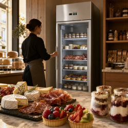 Armoire Réfrigérée Positive Vitrée 650 L Froid Ventilé