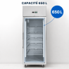 Armoire Réfrigérée Positive Vitrée 650 L Froid Ventilé