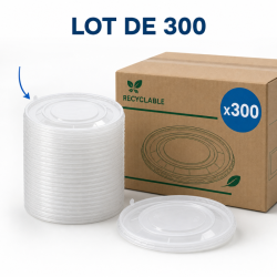 PET-lock Ø 165 mm för Salladsskål 1300 ml - x300