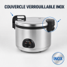 Ammattimainen Riisinkeitin 12 L 2850 W Ruostumaton Teräs — CHR