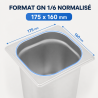 Gastro GN 1/6 Stainless Steel Container Depth 200 mm - 3.4 L