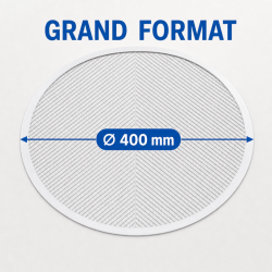 Perforerad Pizzaplåt Ø 400 mm Aluminium