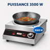 Wok Induktio Pro 3500 W Inox — Kovera Alue Ø227