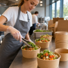 Kraft-salaattikulho 1000 ml Ø 150 mm - 300 kpl erä