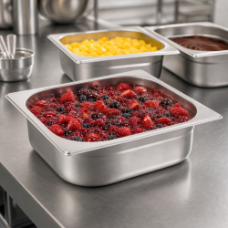 Bac Gastro GN 2/3 Inox 9 L - Djup 100 mm