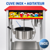 Professional Popcorn Machine 1400 W — Stainless Steel Kettle