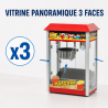 Professionell Popcornmaskin 1400 W — Rostfri skål