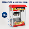Professionell Popcornmaskin 1400 W — Rostfri skål