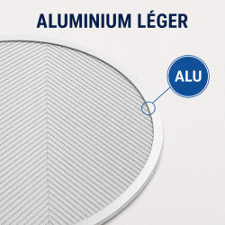 Perforerad Pizzaplåt Ø 250 mm Aluminium — Dynasteel