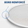 Perforated Pizza Plate Ø 250 mm Aluminum — Dynasteel