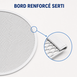 Perforoitu pizzapelti Ø 350 mm alumiini — Pro