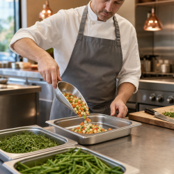Bac Gastro GN 2/3 Rostfritt stål 65 mm 5,5 L — Gastronormbehållare Pro