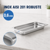 Bac Gastro GN 1/3 Inox 40 mm — 325 x 175 mm