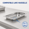 Bac Gastro GN 1/3 Inox 40 mm — 325 x 175 mm