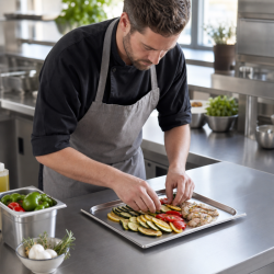 Bac Gastro GN 2/3 Rostfritt stål — Djup 20 mm, 1,35 L