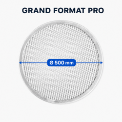 Perforoitu alumiininen pizzaritilä Ø 500 mm - Pro