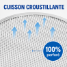 Perforoitu alumiininen pizzaritilä Ø 500 mm - Pro