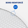 Perforoitu pizzapelti Ø 280 mm alumiini — Dynasteel