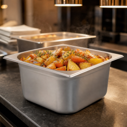 Bac Gastro GN 2/3 Inox 18 L - Syvyys 200 mm