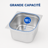 Bac Gastro GN 2/3 Rostfritt stål 18 L - Djup 200 mm
