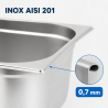 Bac Gastro GN 2/3 Inox 18 L - Syvyys 200 mm