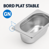 Bac Gastro GN 1/9 Inox - Syvyys 65 mm - 0,6 L