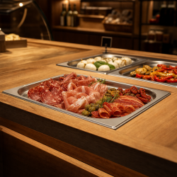 Bac Gastro GN 1/2 Rostfritt stål - 20 mm - 1 L - Dynasteel