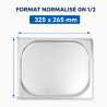 Bac Gastro GN 1/2 Rostfritt stål - 20 mm - 1 L - Dynasteel