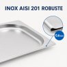 Bac Gastro GN 1/2 Rostfritt stål - 20 mm - 1 L - Dynasteel