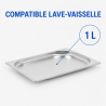 Bac Gastro GN 1/2 Rostfritt stål - 20 mm - 1 L - Dynasteel