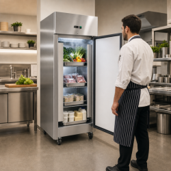 Armoire Réfrigérée Positive 650 L Inox GN 2/1 Ventilée