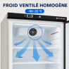Armoire de Congélation Inox 510 L Ventilée -18/-22 °C