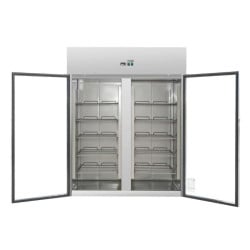 Positiivinen jäähdytyskaappi 1400 L 2 lasiovea GN 2/1