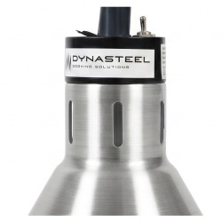 Lampe Chauffante Conique Argentée Dynasteel - Maintien des aliments chauds pour les professionnels de la restauration