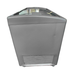 Congélateur Aspect Inox à Portes Coulissantes Vitrées - 500 L - TENSAI